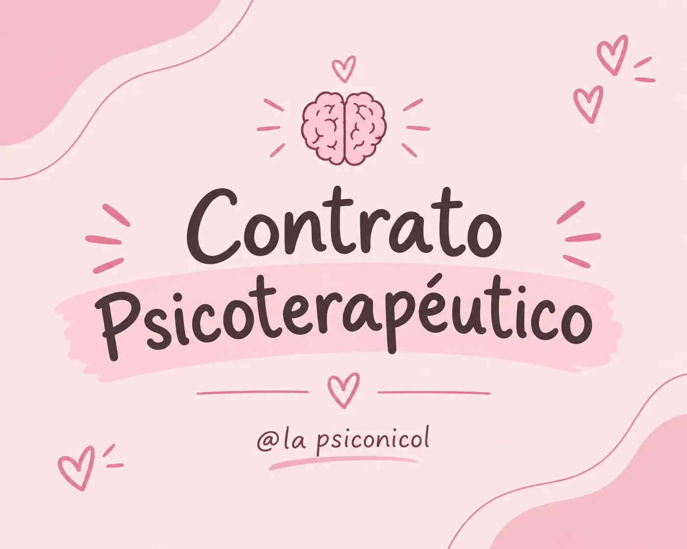 Contrato psicoterapeutico (Terminos y condiciones)