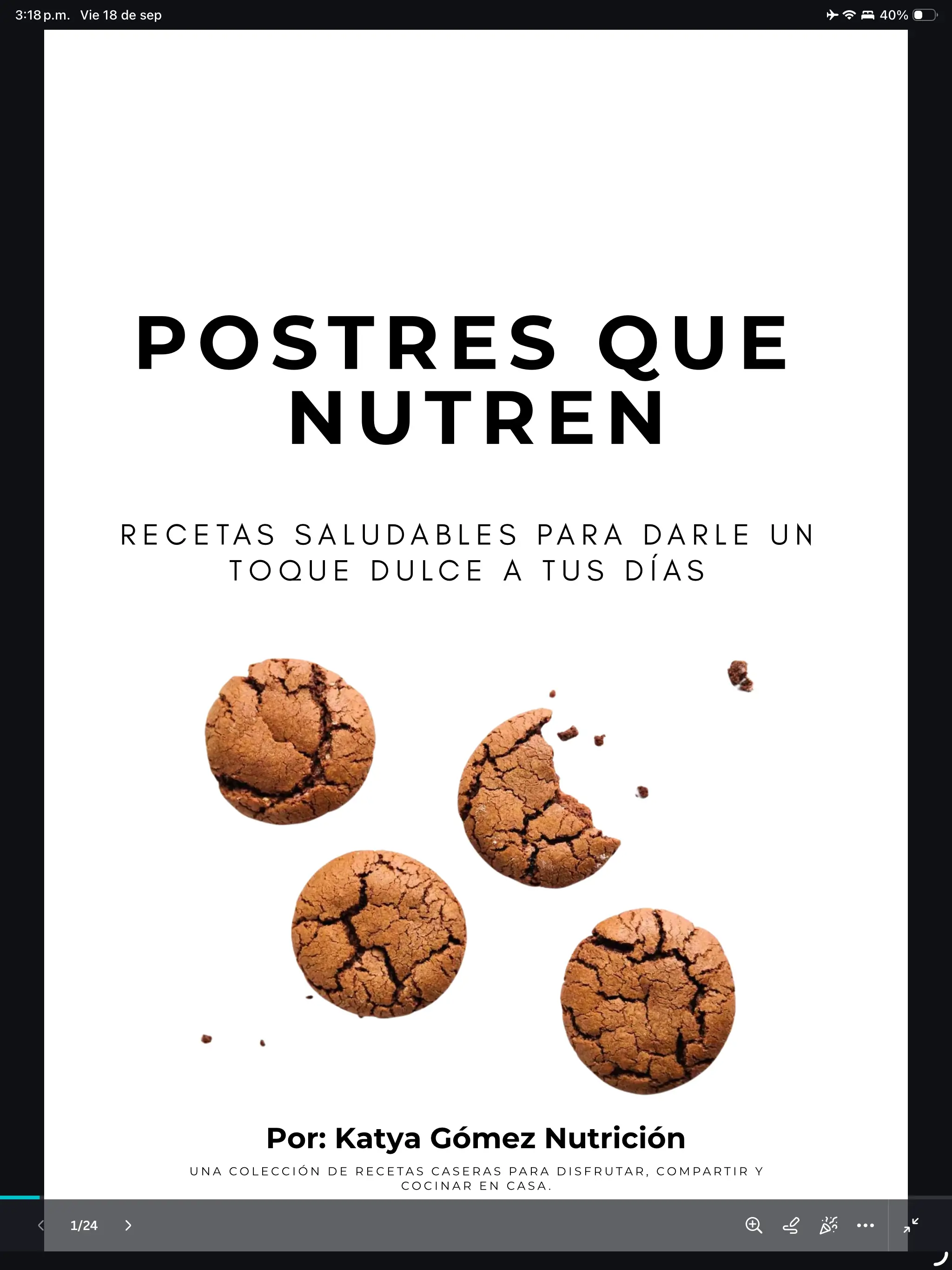 Postres que nutren
