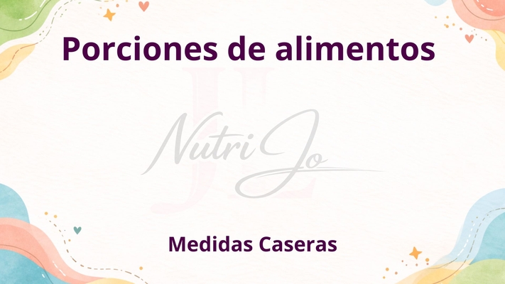 Guía Medición Porciones Caseras