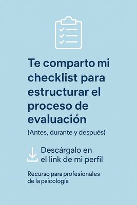 Checklist para evaluación clínica