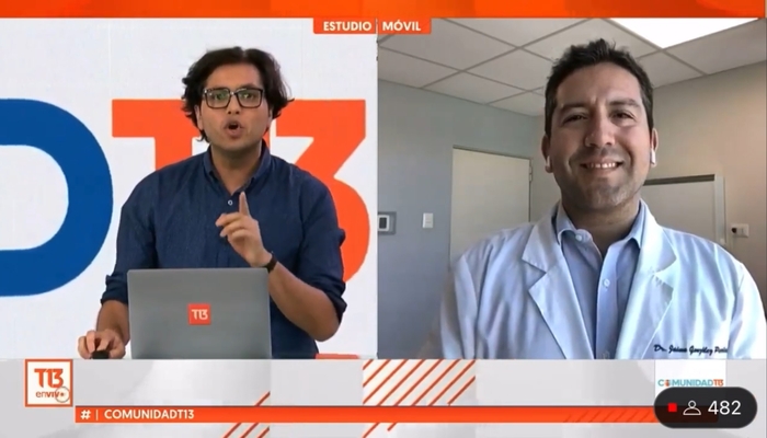 Entrevista T13 sobre Obesidad en Chile