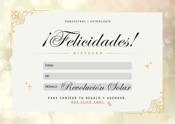 🎁 Giftcard | Revolución Solar