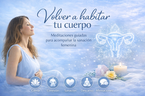 Volver a habitar tu cuerpo : Pack de Meditaciones Guiadas para acompañar la sanación femenina