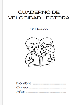 Cuaderno de Velocidad Lectora 3° Básico