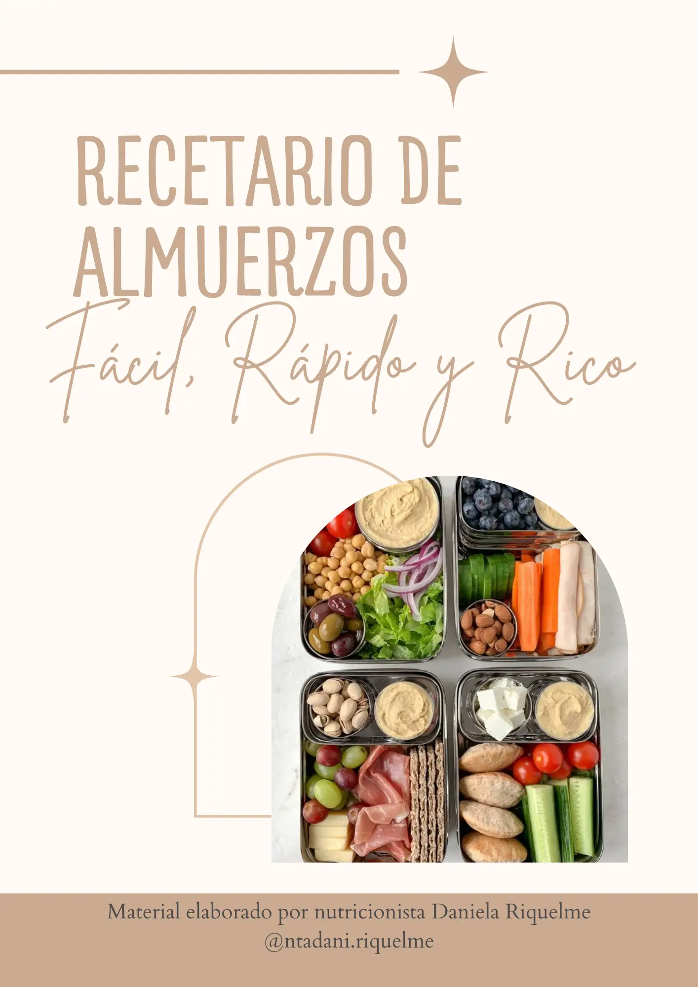 Recetario de almuerzos fríos