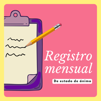 Registro mensual de estado de animo