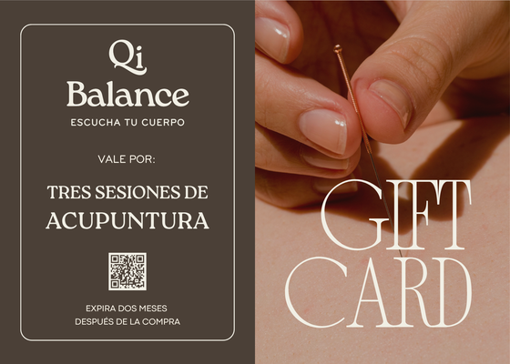 Gift Card 3 sesiones de Acupuntura