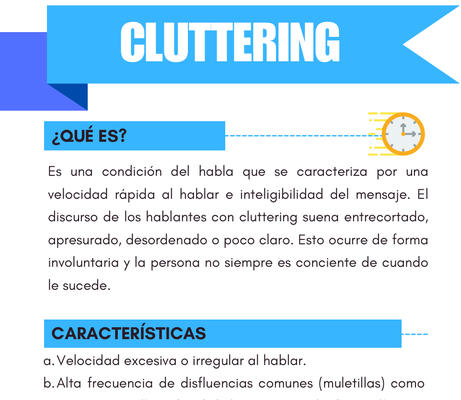 ¿Que es el cluttering?