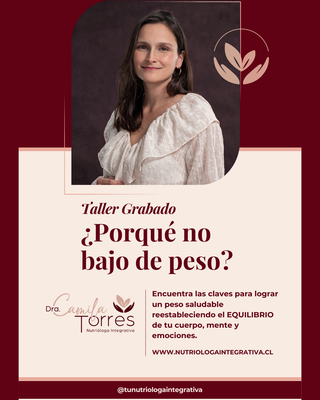 Taller Grabado: ¿Por qué NO bajo de Peso? Encuentra las claves para Lograrlo