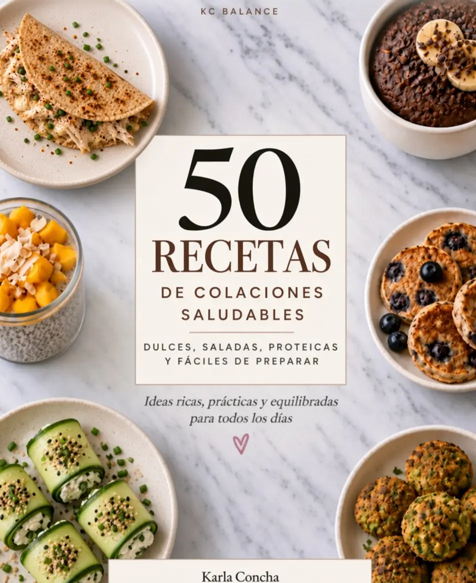 🥜 50 RECETAS COLACIONES SALUDABLES - Tips ,conservación y más