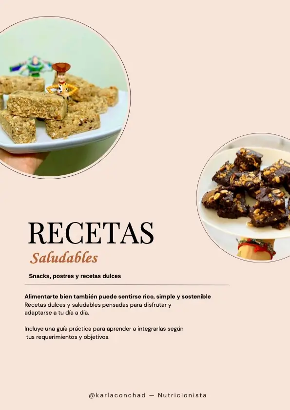 Recetas Saludables y dulces
