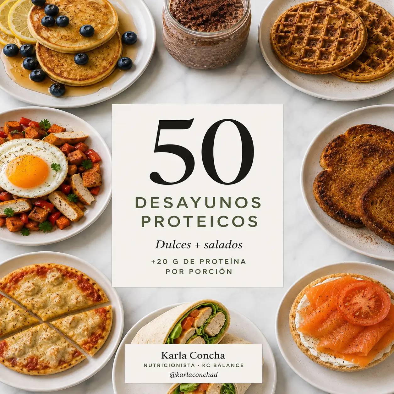 50 DESAYUNOS PROTEICOS + BONUS DE LANZAMIENTO 🎁
