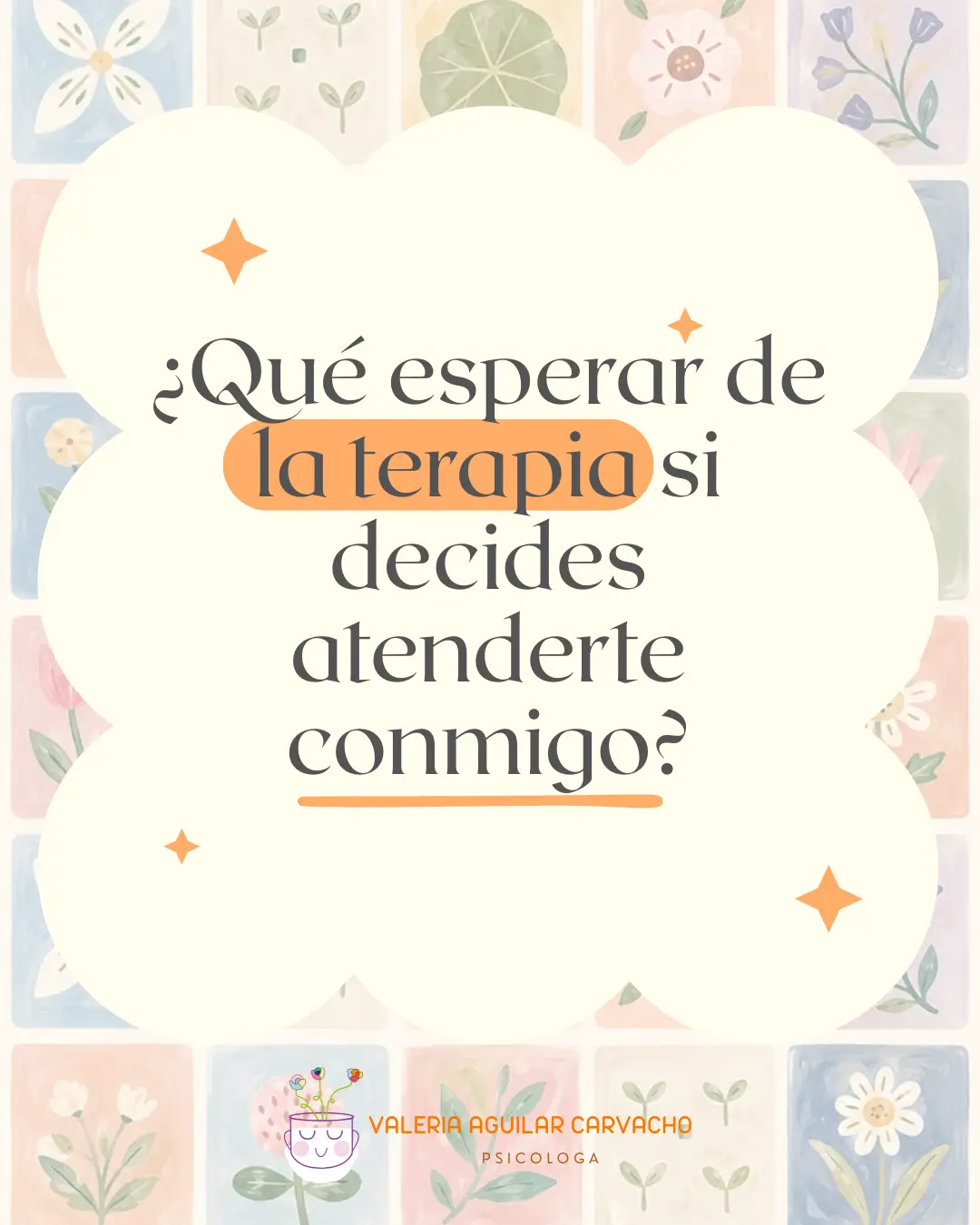 ¿Qué esperar de la terapia?