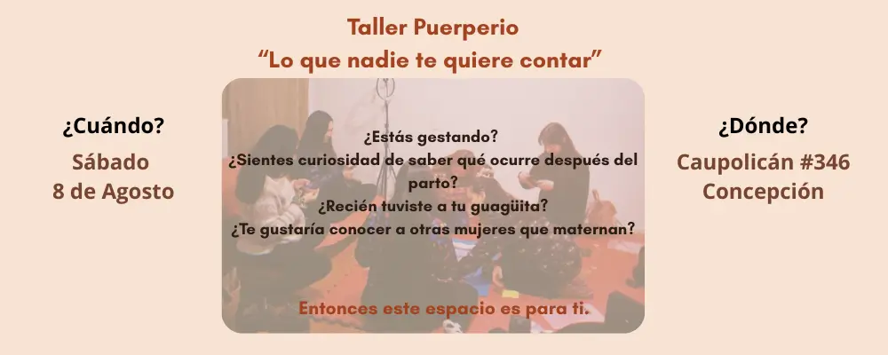 Taller puerperio: Lo que nadie te quiere contar