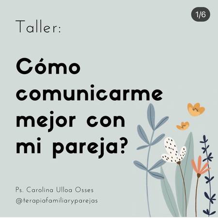 Taller Cómo comunicarme mejor con mi pareja