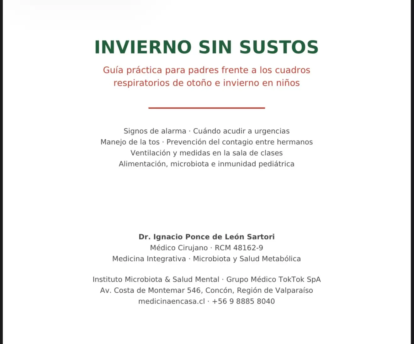 Guía infantil invierno para padres