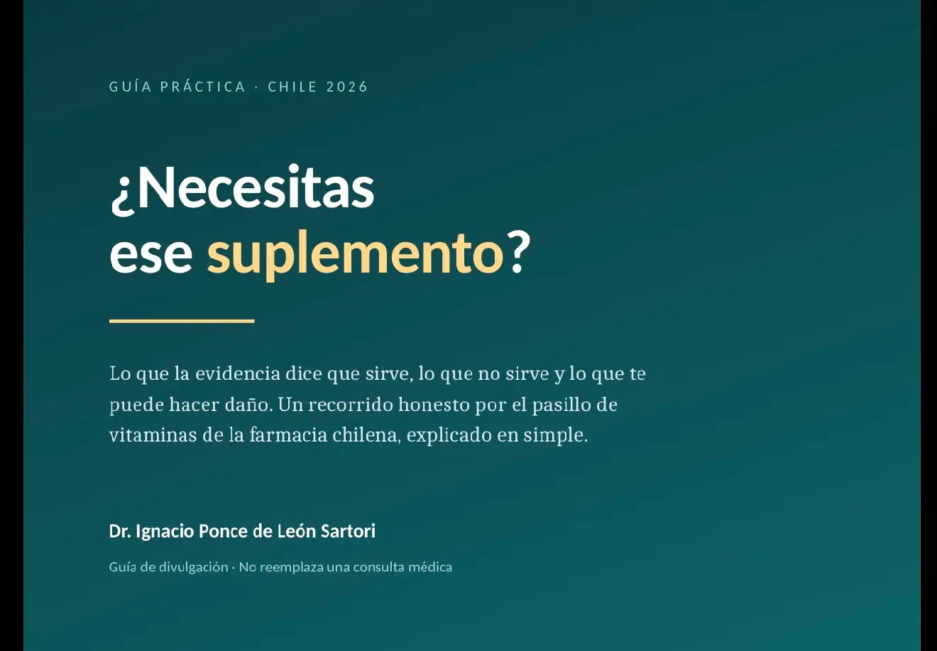 NECESITO ESE SUPLEMENTO ?