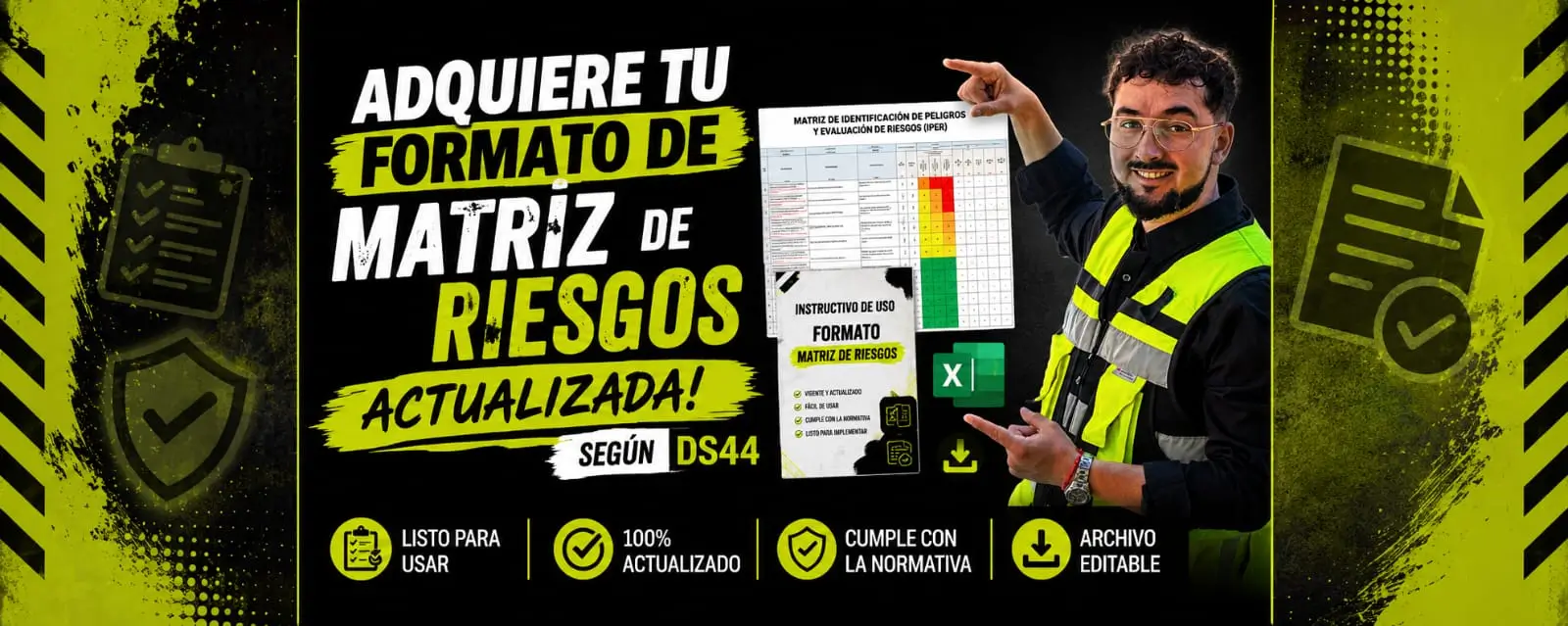 Formato de Matriz de riesgos Según DS44 y Guia ISP Ver.3