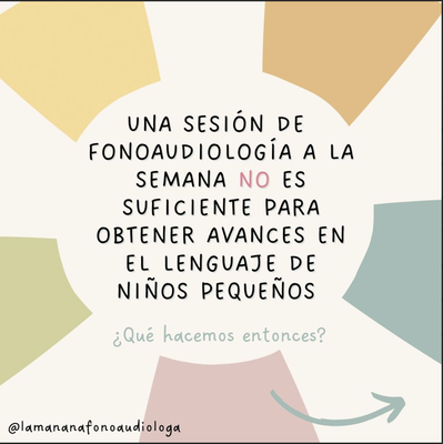 ¿Por qué una sesión de fonoaudiología a la semana no es suficiente?