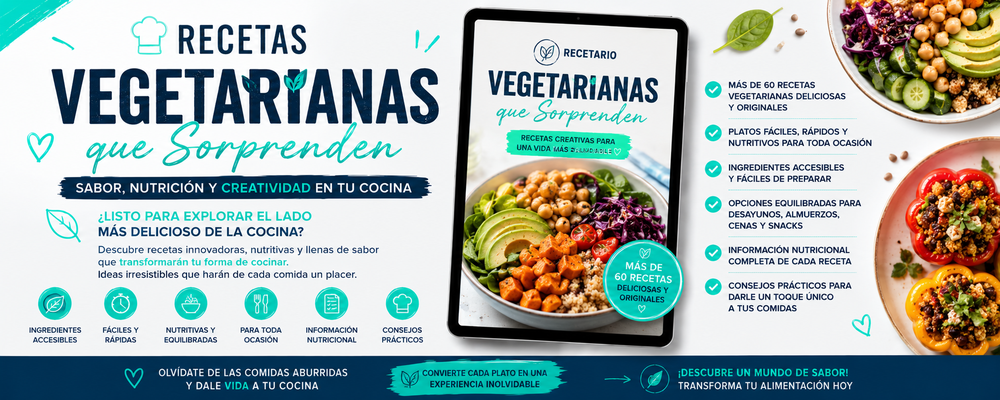 "Recetas Vegetarianas que Sorprenden: Sabor, Nutrición y Creatividad en tu Cocina" 🥗🍆