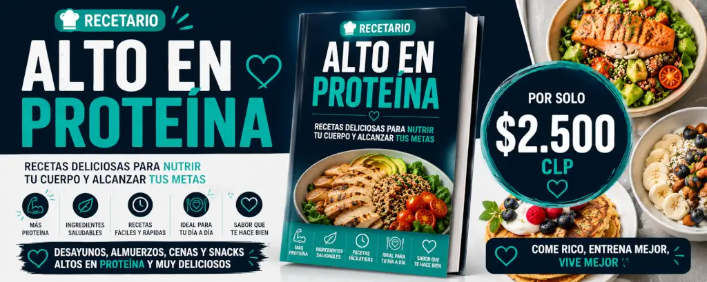 Recetario alto en proteínas🥚🍗🥗🌮
