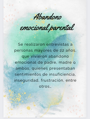 Abandono Emocional Parental