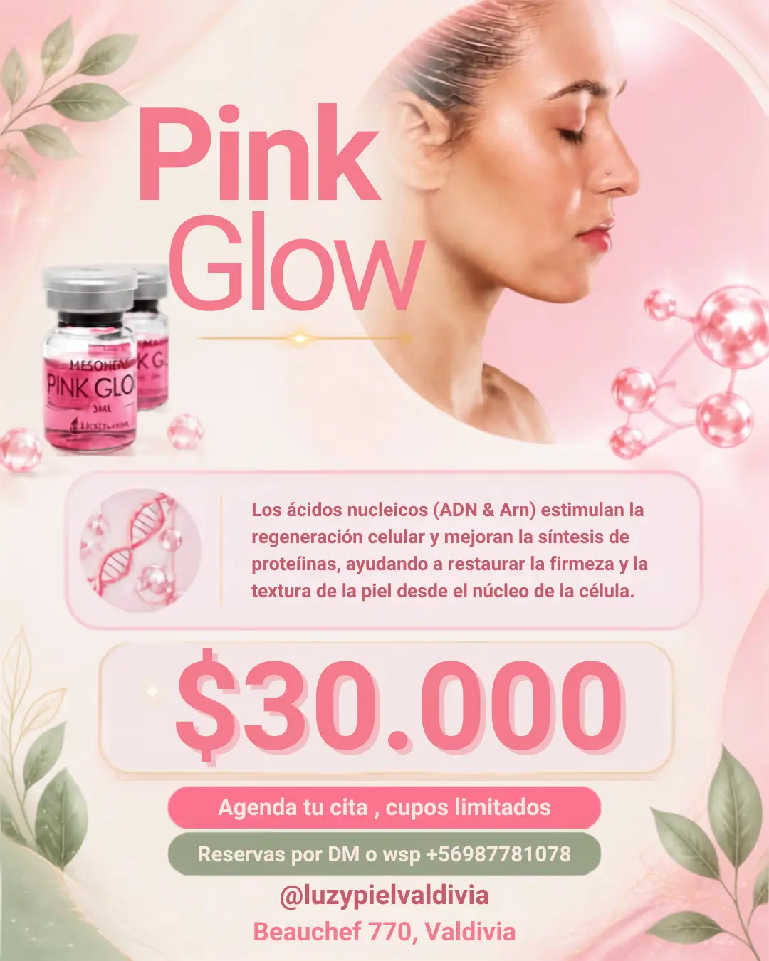 pink glow