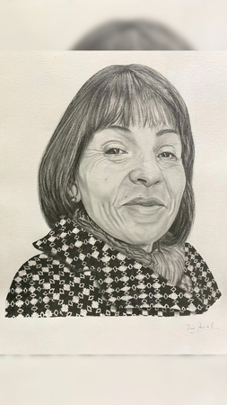 Dibujo en grafito/carboncillo 35cmx25cm