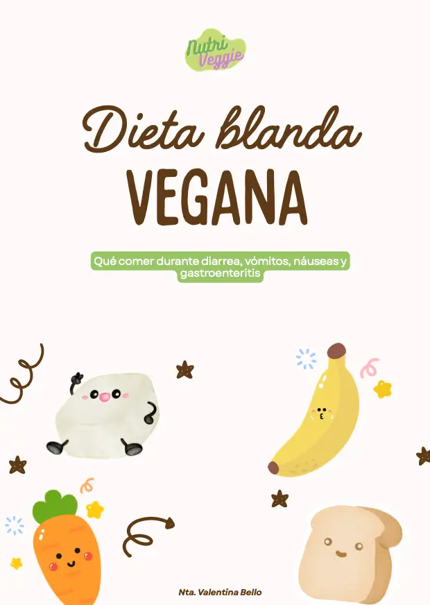 Guía dieta blanda vegana