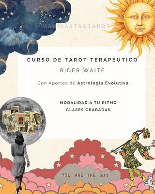Curso Grabado : Tarot terapéutico con aportes de astrología