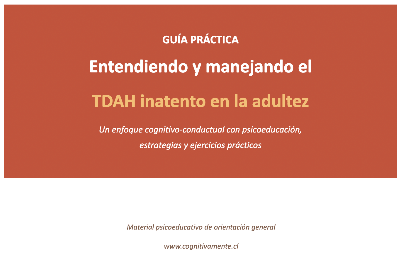 Entendiendo y manejando el TDAH inatento en la adultez.