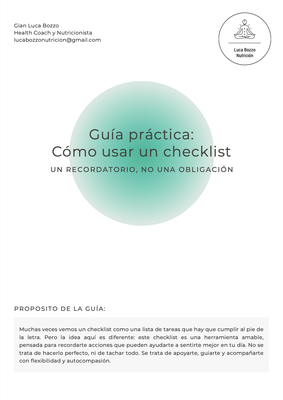Guía práctica: Cómo usar un checklist con amabilidad