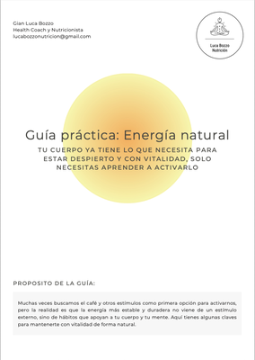 Guía práctica: Energía natural sin café