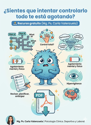 ¿Sientes que intentar controlarlo todo te está agotando? - Recurso gratuito.