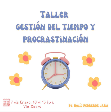 Taller Gestión del Tiempo (Grabación Zoom)