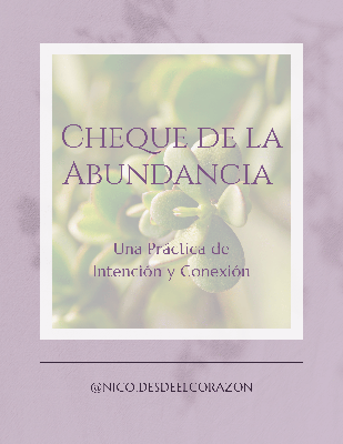 Cheque de la Abundancia