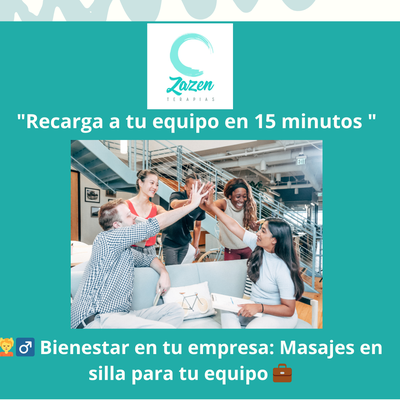 Masaje en silla para empresas