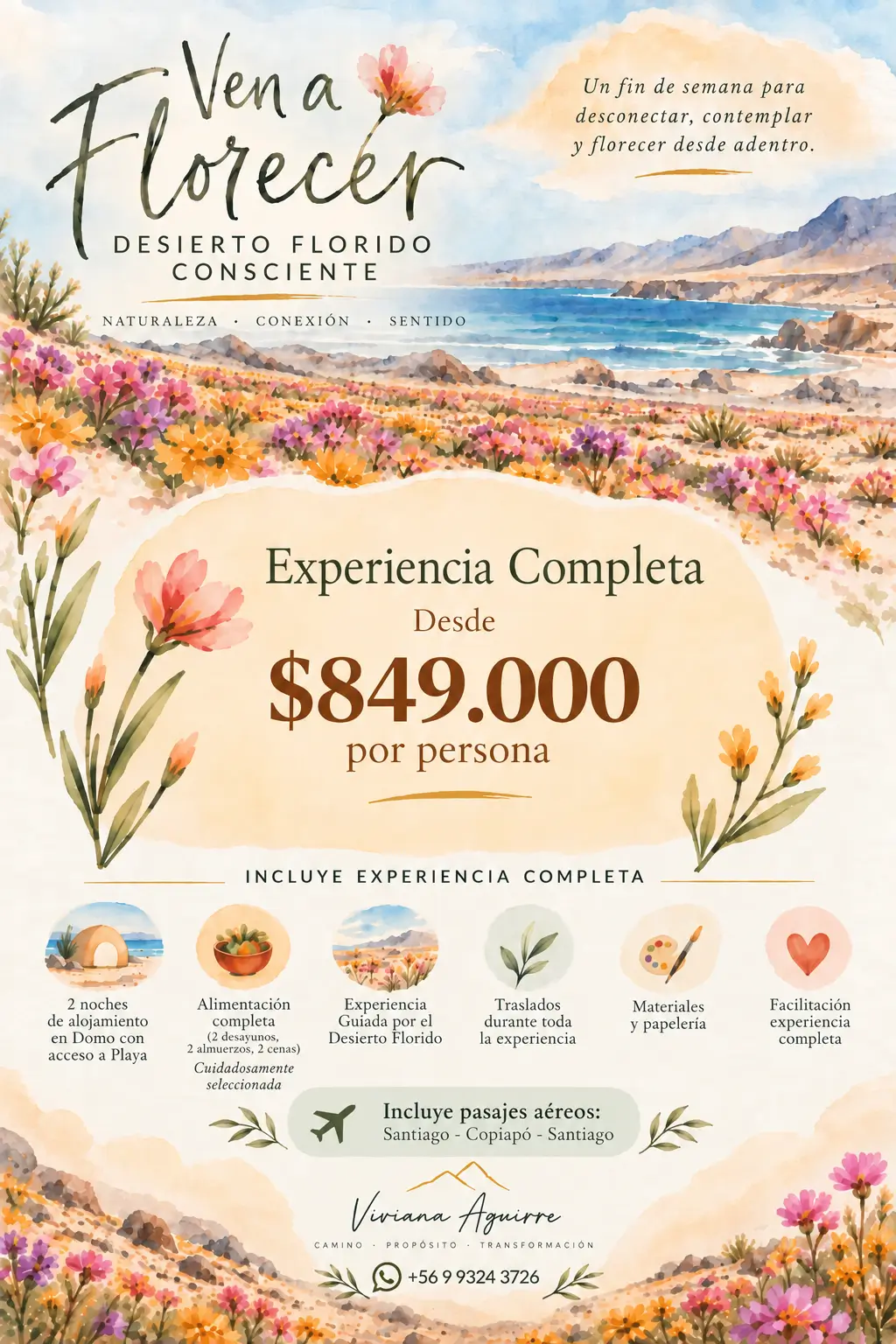 Programa Experiencial: Ven a Florecer · Desierto Florido Consciente
