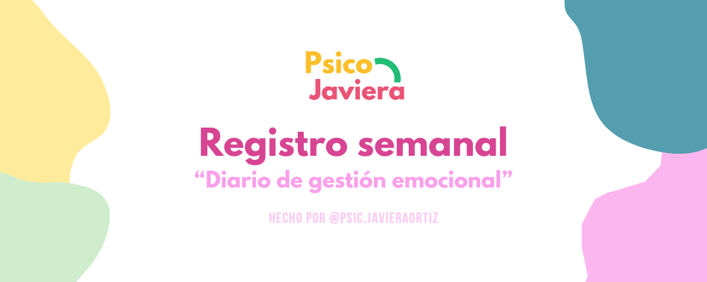Diario de Gestión emocional - Registro Semanal