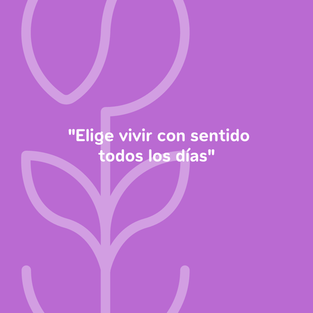 Planner "Elige vivir con sentido"