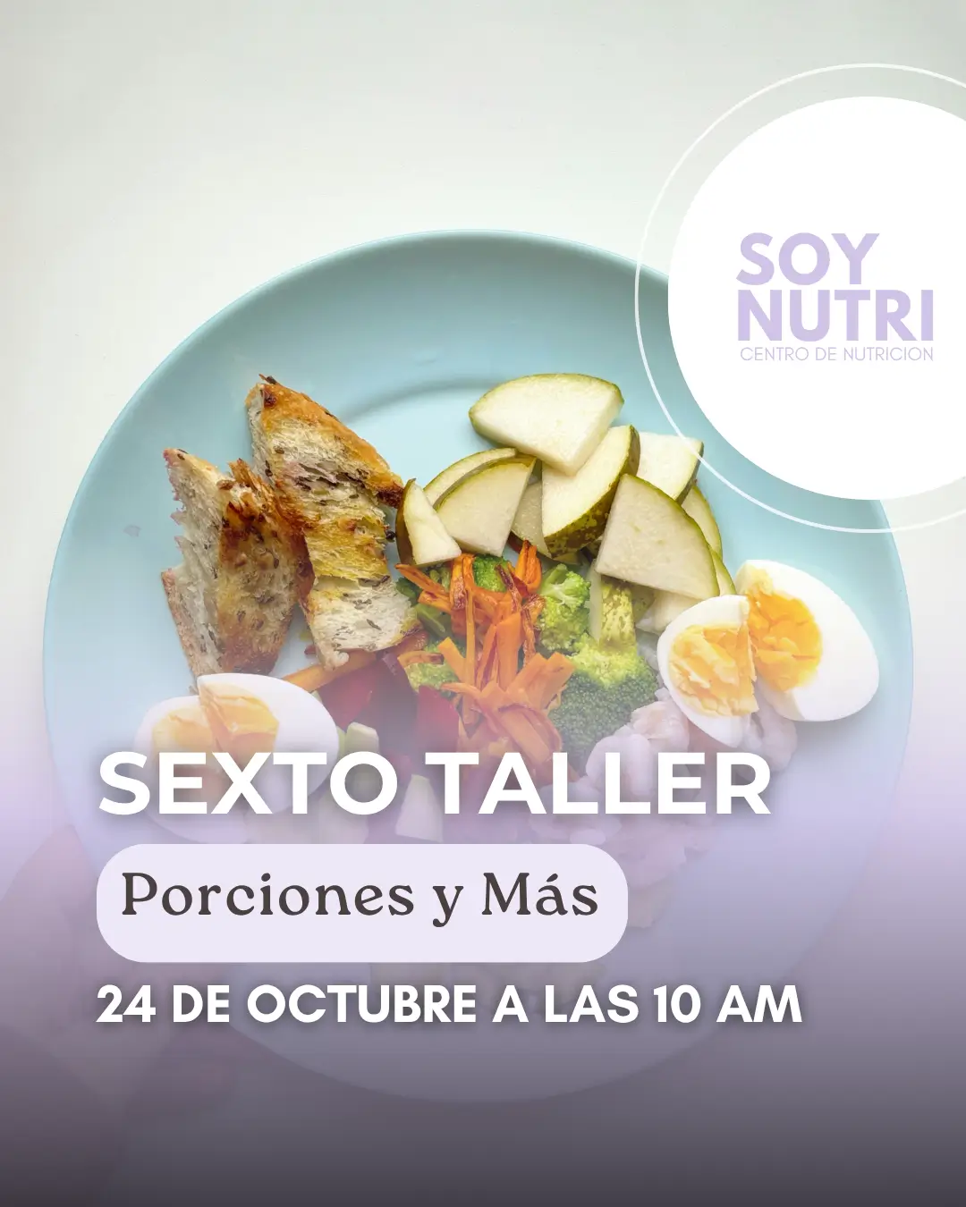 SEXTO TALLER ONLINE PORCIONES ALIMENTARIAS Y MAS