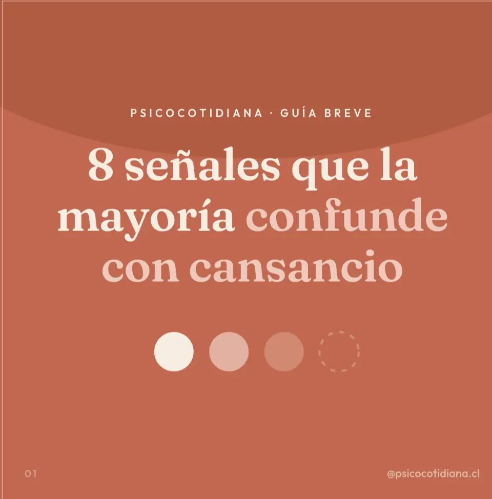 Guía breve: cansancio vs agotamiento