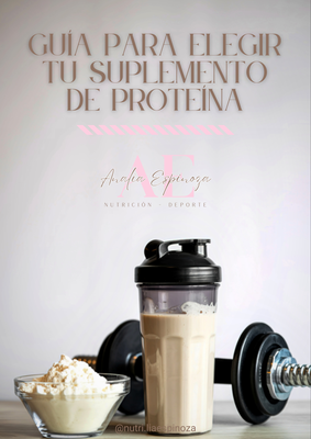 Guía para elegir tu proteína en polvo