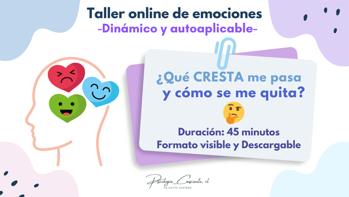 Taller AUTOAPLICADO: "¿Qué cresta me pasa y cómo se me quita?"