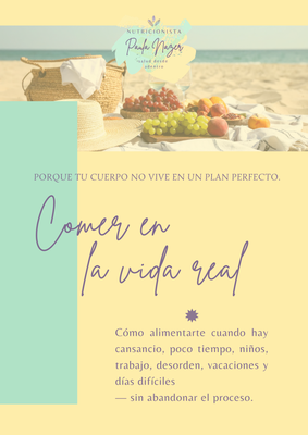Guía para comer en la vida real + Check list