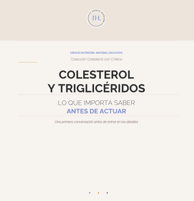 DESCARGA GRATIS - Guía Colesterol, Triglicéridos y Alimentación