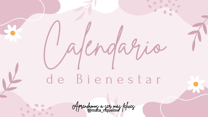 Calendario de Bienestar