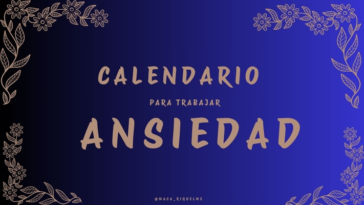 Calendario para Ansiedad
