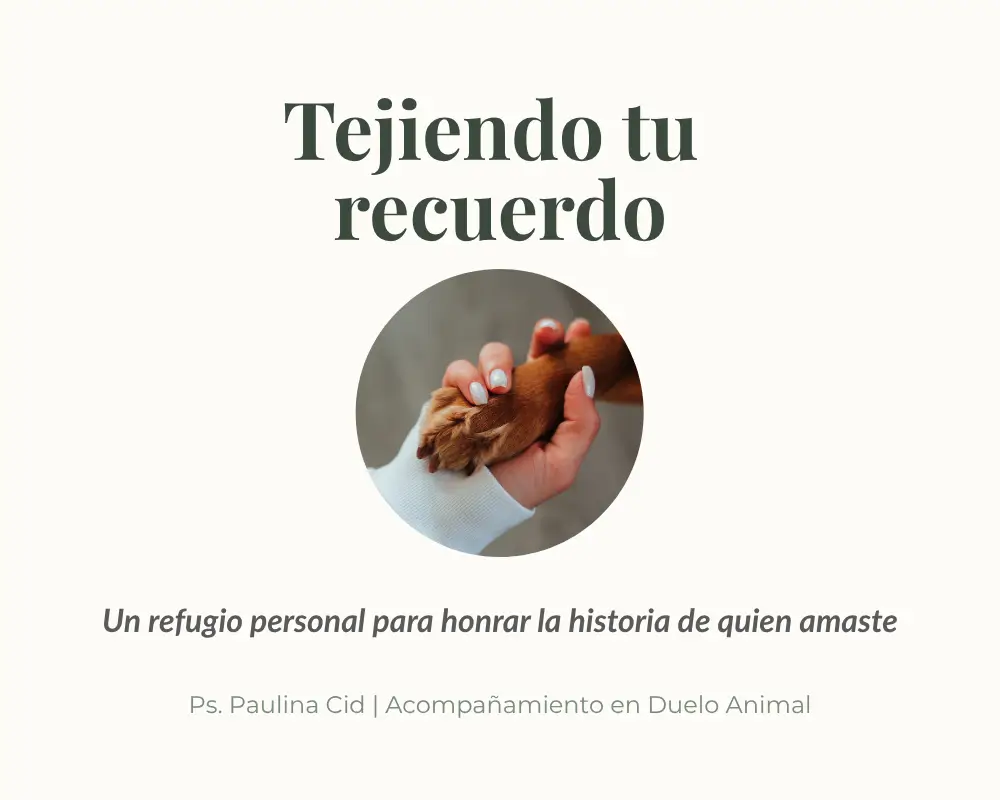 Bitácora Narrativa Autoguiada: Tejiendo tu recuerdo