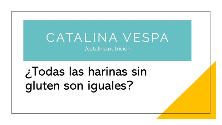 Las diferencias entre las distintas harinas sin gluten